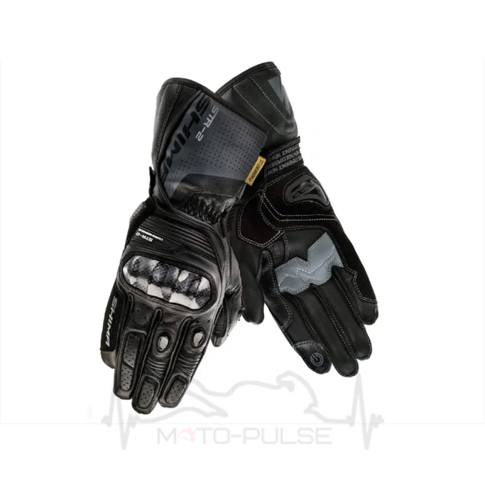 Моторукавиці Shima STR-2 Vent Black M